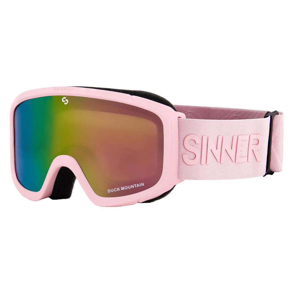 Sinner jongens/meisjes skibril Duck Mountain roze (lens roze)