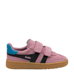 Viper Strap suède sneakers lichtroze