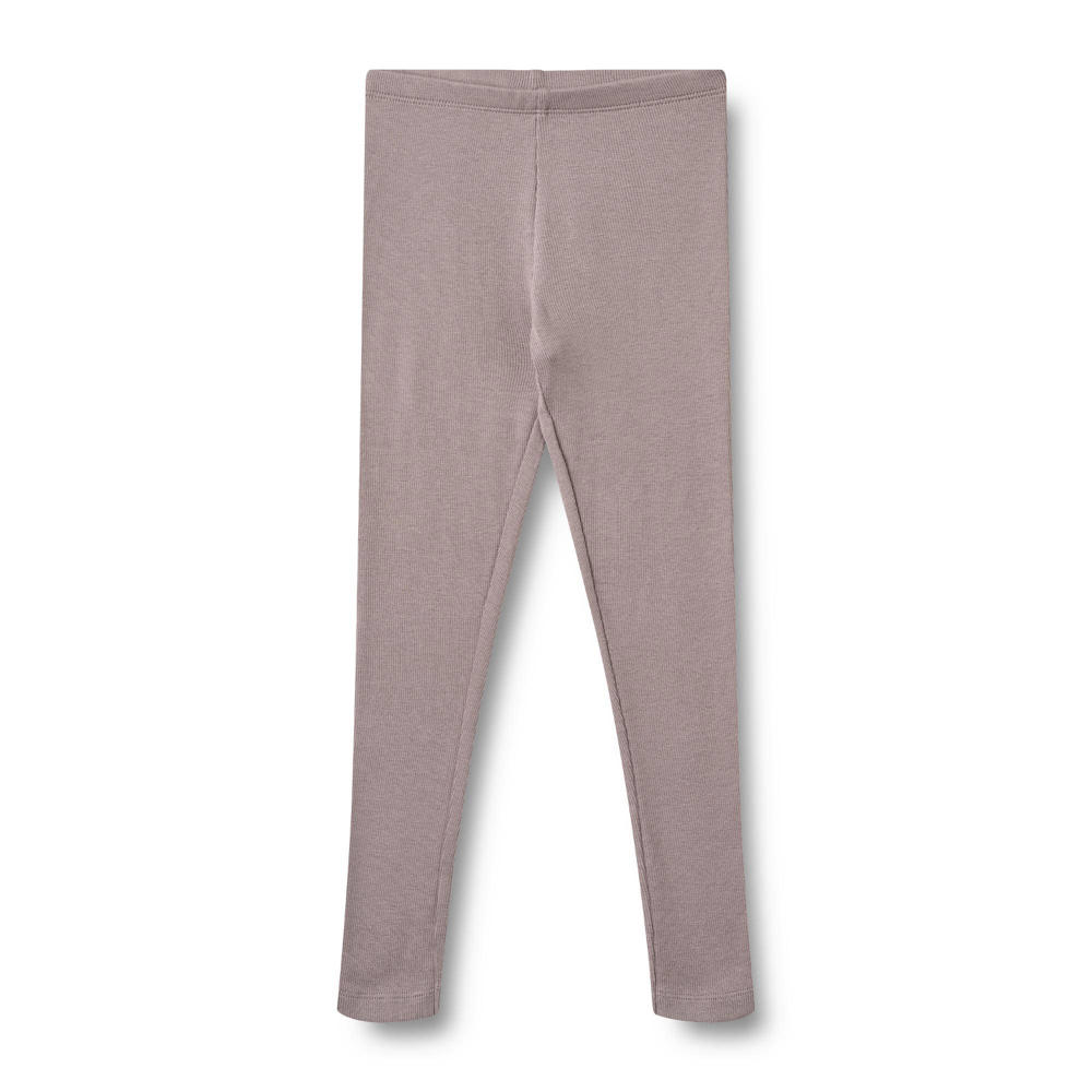 NAME IT KIDS legging - set van 2 donkerroze/zwart