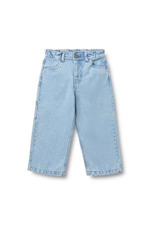 wide leg jeans blauw