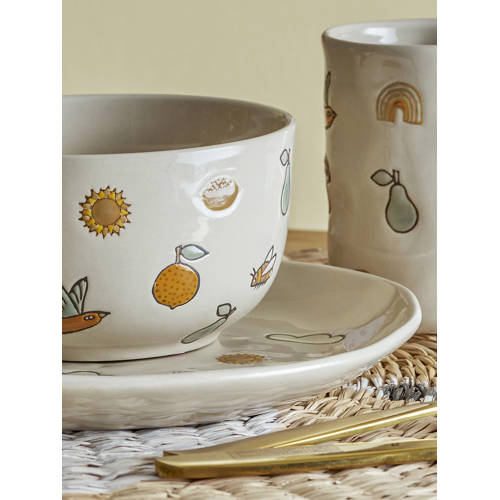 Bloomingville Mini serviesset Agnes (set van 3) Wit