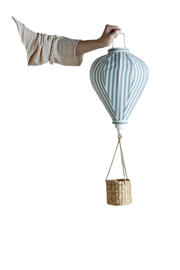 thumbnail: Bloomingville Mini hangdecoratie luchtballon Pomp (25x65 cm)