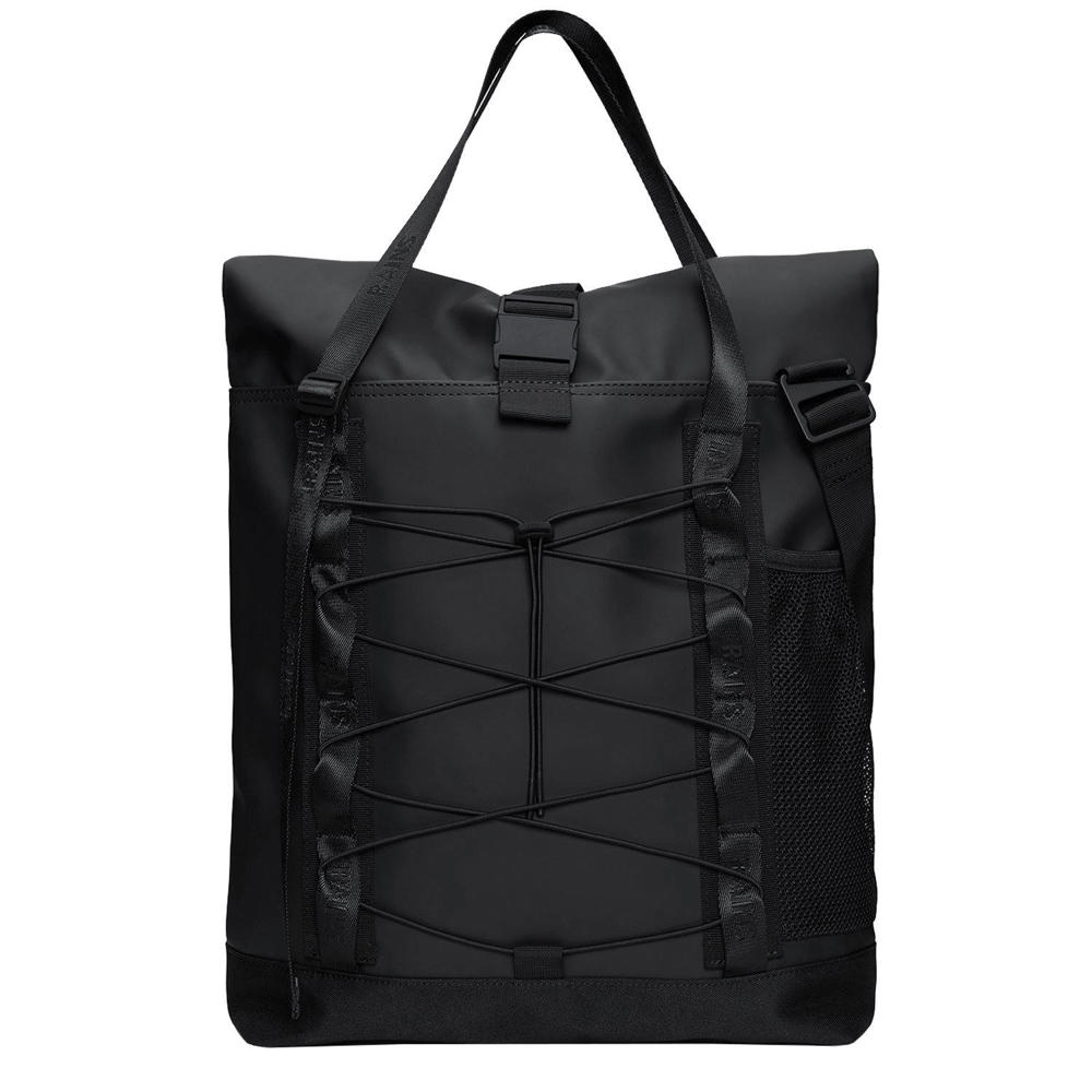 Rains rugzak Trail Rolltop Tote Bag zwart