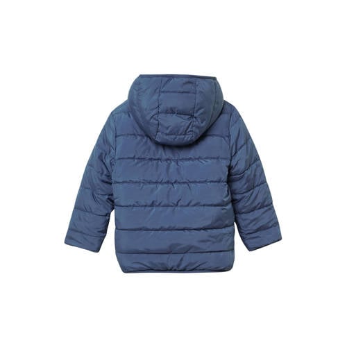 s.Oliver teddy jas donkerblauw Jongens Polyester Capuchon Meerkleurig