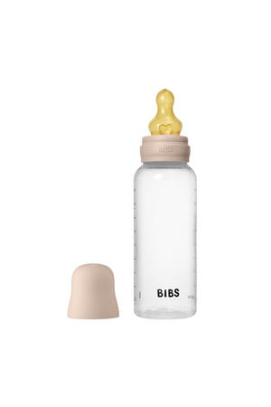 Babyfles 270 ml - Blush - met latex speen en opvouwbare trechtertje