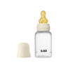 BIBS Babyfles 150 ml - Ivory - met latex speen en opvouwbare trechtertje