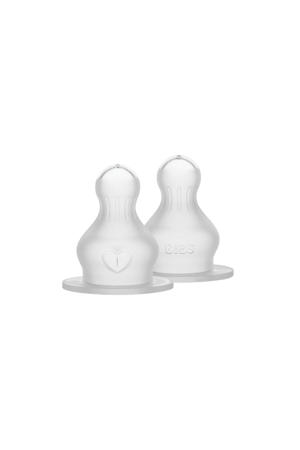 Flessenspeen - Silicone - Fast Flow (2 stuks)
