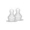 BIBS Flessenspeen - Silicone - Medium Flow (2 stuks)