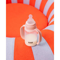 thumbnail: BIBS Babyfles 150 ml - Ivory - met silicone speen en opvouwbare trechtertje