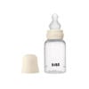 BIBS Babyfles 150 ml - Ivory - met silicone speen en opvouwbare trechtertje