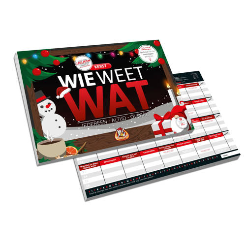 White Goblin Games Wie Weet Wat - Kerst Bordspel | Bordspel van White Goblin Games