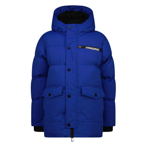 Vingino gewatteerde jas blauw Jongens Polyester Capuchon Effen - maat 152 afbeelding