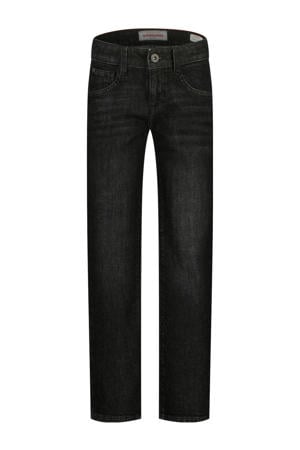 waist regular fit jeans black denim