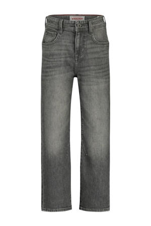 relaxed  waist regular fit jeans grey denim
