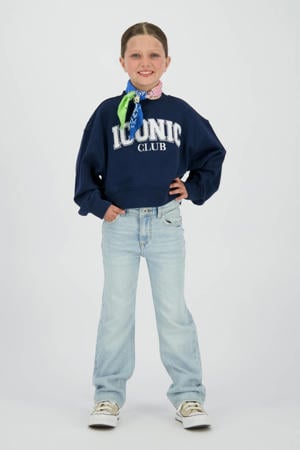 relaxed regular waist regular fit jeans light blue denim