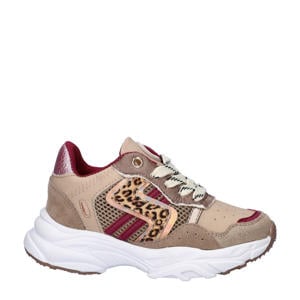 chunky sneakers beige multi