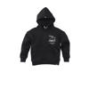 Z8 kids hoodie Maddox met backprint donkerblauw