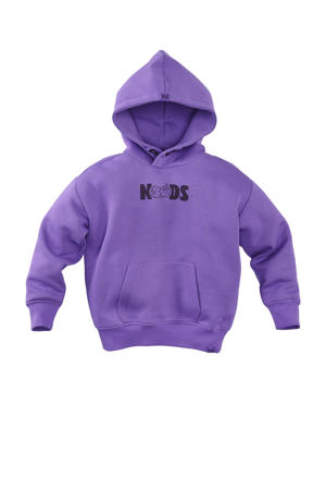 hoodie Jace met backprint paars