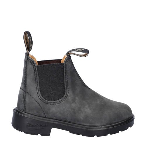 BLUNDSTONE 1325 nubuck chelsea boots zwart Effen - maat 26/27 afbeelding