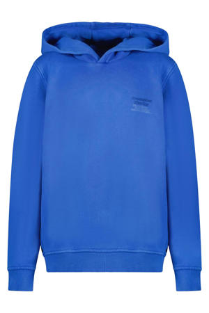 hoodie met backprint blauw