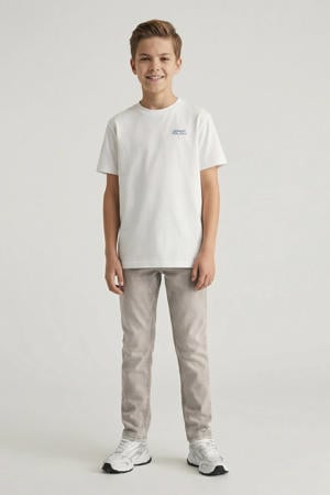 waist regular fit jeans grey denim