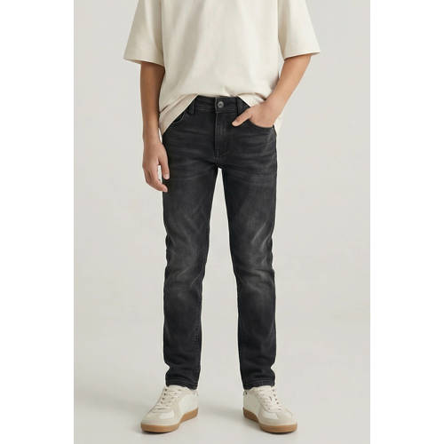 Cars loose fit jeans black denim Zwart Effen - maat 116 afbeelding