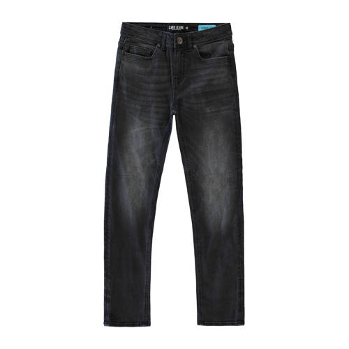 Cars waist loose fit jeans black denim Zwart Effen - maat 140 afbeelding