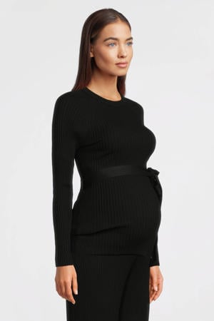 zwangerschaps longsleeve zwart