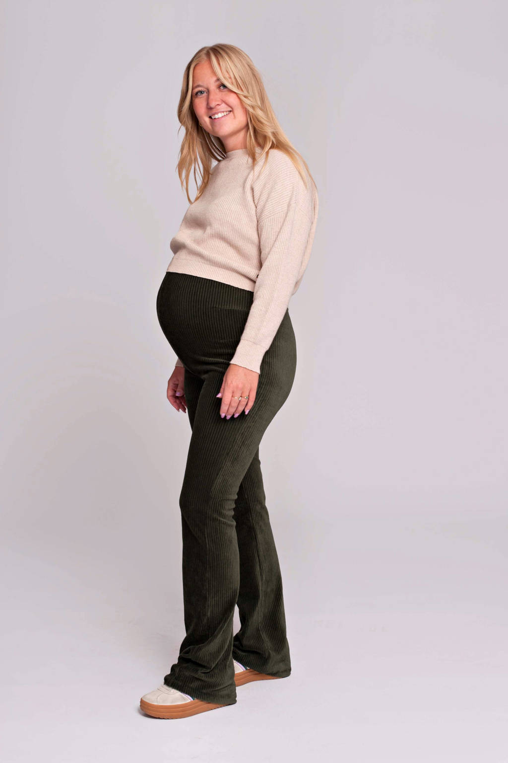Brynmama 2-pack zwangerschapsbroek met zakken, stretch slim zwangerschapsbroek, Zwart, M Brynmama 2-pack zwangerschapsbroek met zakken, stretch slim zwangerschapsbroek, Zwart, M