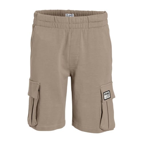 Me & My Monkey sweatshort zand Korte broek Beige Jongens Katoen Effen - maat 134/140 afbeelding