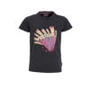 Me & My Monkey regular T-shirt Chloe antraciet met glitter