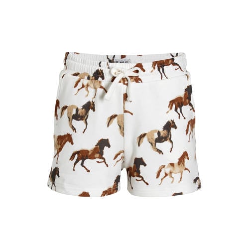 Me & My Monkey regular sweatshort bruin Korte broek Meisjes Katoen Effen - maat 98/104 afbeelding