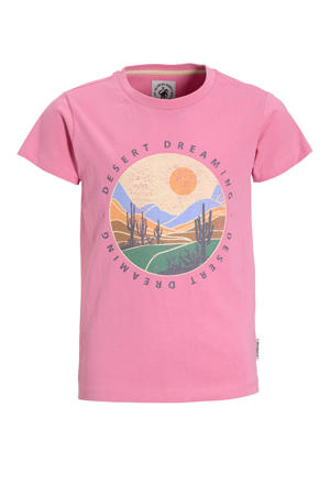 regular T-shirt Lily roze