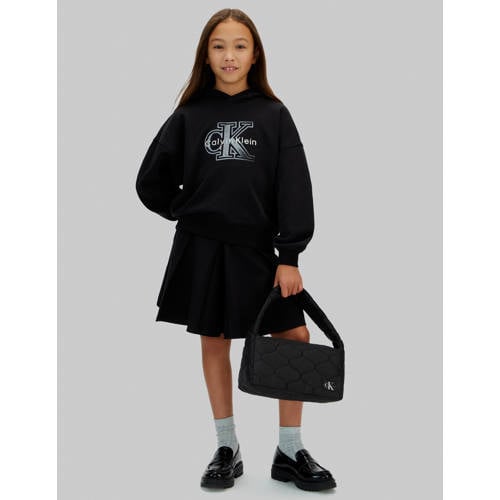 Calvin Klein quilted schoudertas zwart Jongens/Meisjes Polyester Effen afbeelding
