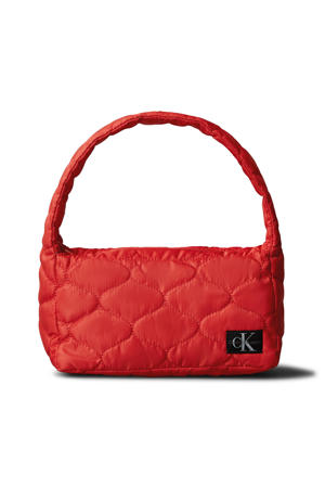 quilted schoudertas rood