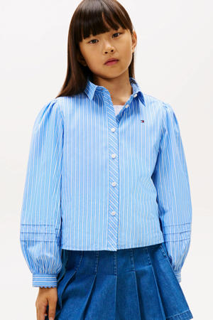 gestreepte blouse blauw