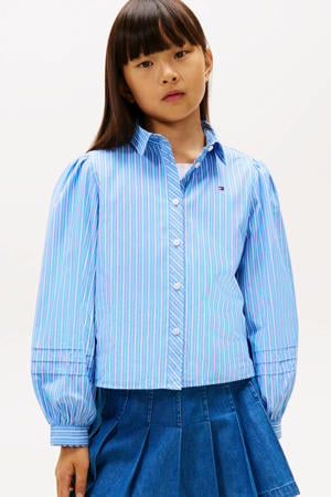 gestreepte blouse blauw