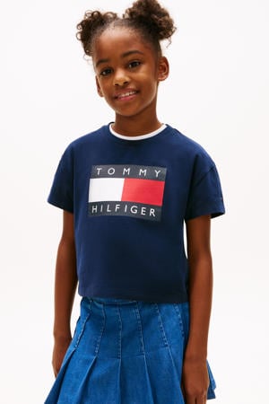 T-shirt donkerblauw