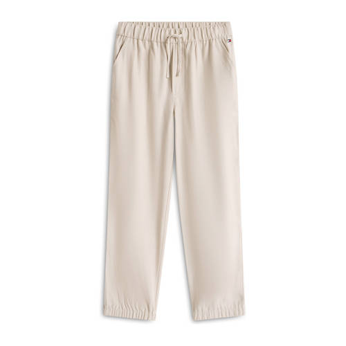 Tommy Hilfiger casual broek beige Meisjes Viscose Effen - maat 164 afbeelding