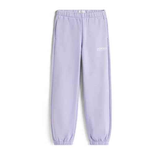 Tommy Hilfiger joggingbroek lila Paars Meisjes Katoen Effen - maat 140 afbeelding