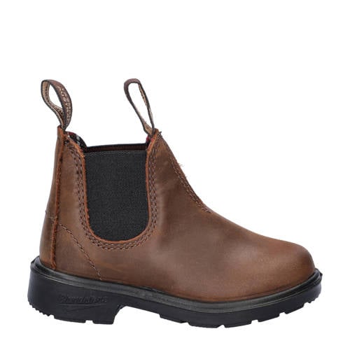BLUNDSTONE 1468 nubuck chelsea boots bruin Effen - maat 35/36 afbeelding