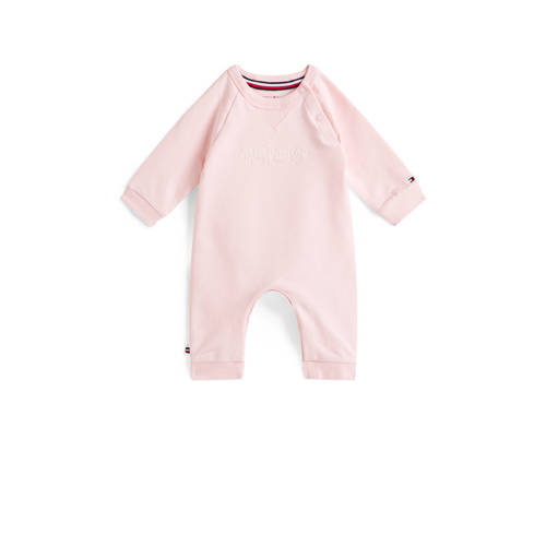 Tommy Hilfiger boxpak met logoborduursel roze Jongens/Meisjes Stretchkatoen Ronde hals