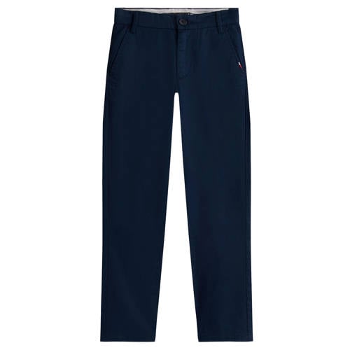 Tommy Hilfiger chino donkerblauw Broek Jongens Stretchkatoen Effen - maat 176 afbeelding