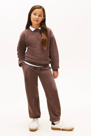 joggingbroek donkerbruin