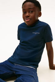 thumbnail: Tommy Hilfiger kids T-shirt donkerblauw