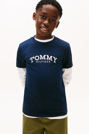 T-shirt donkerblauw