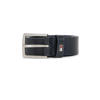 Tommy Hilfiger leren riem donkerblauw