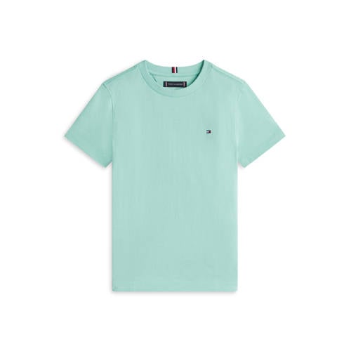 Tommy Hilfiger T-shirt Groen Jongens Katoen Ronde hals Effen - maat 92 afbeelding