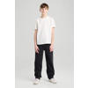 America Today waist loose fit jeans black denim
