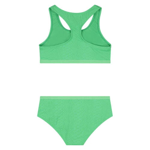 Shiwi The Sunshine Brand crop bikini Charlie lichtgroen Meisjes Nylon - maat 110/116 afbeelding